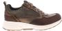 XSENSIBLE Lage Sneakers Dames Combi H Rits Sneaker Maat: 38 Materiaal: Leer Kleur: Brons - Thumbnail 1