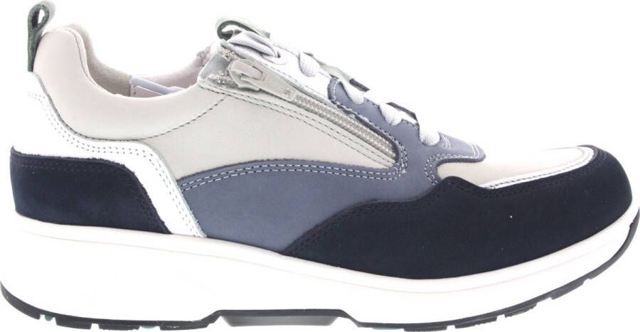 XSENSIBLE Lage Sneakers Dames Grenoble Maat: 39 Materiaal: Leer Kleur: Blauw