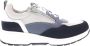 XSENSIBLE Lage Sneakers Dames Grenoble Maat: 43 Materiaal: Leer Kleur: Blauw - Thumbnail 1