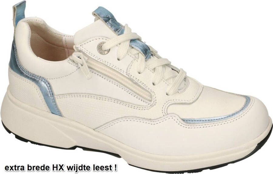 Xsensible Stretchwalker Sneaker Grenoble 30215.3.140 HX Wit Blauw