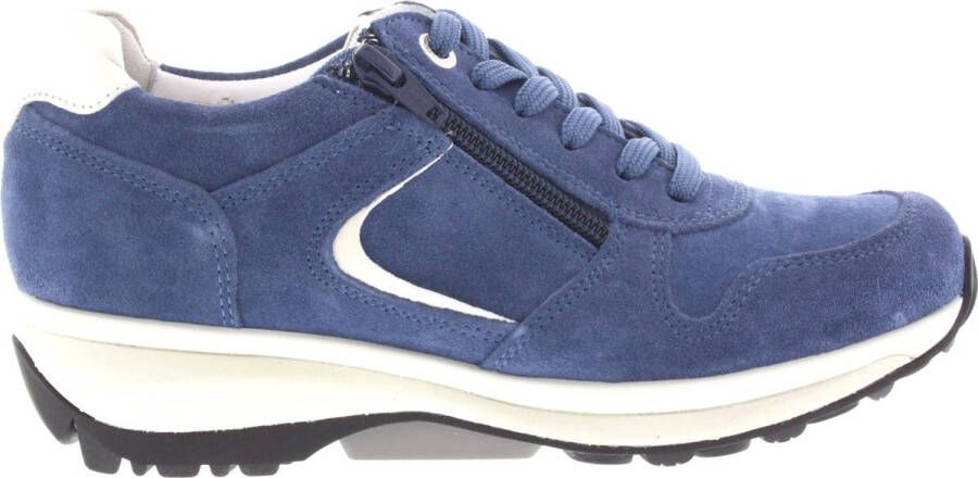 XSENSIBLE Lage Sneakers Dames 30042.2 Maat: 36 Materiaal: Suède Kleur: Donkerblauw