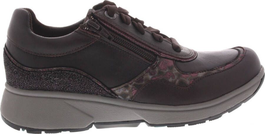 Xsensible Dames Veterschoenen Lima Burgundy Fantasy Aubergine