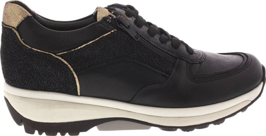XSENSIBLE Lage Sneakers Dames 30112.3 Maat: 37 Materiaal: Leer Kleur: Zwart