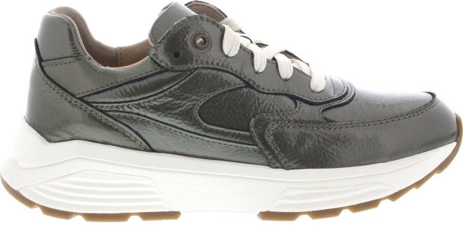 XSENSIBLE Sneakers Dames Lak G Sneaker Maat: 37 Materiaal: Leer Kleur: Groen