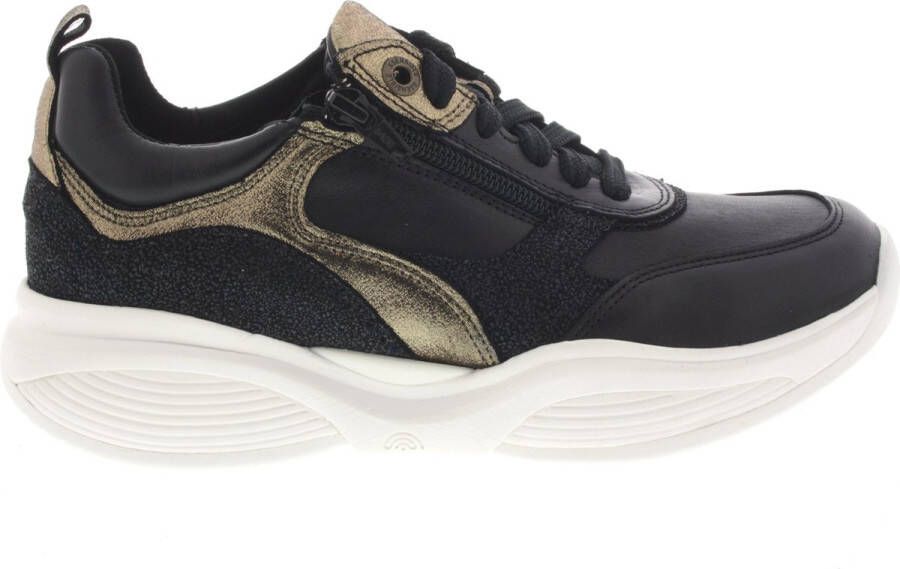 XSENSIBLE Lage Sneakers Dames 32004.3 Leer Zwart
