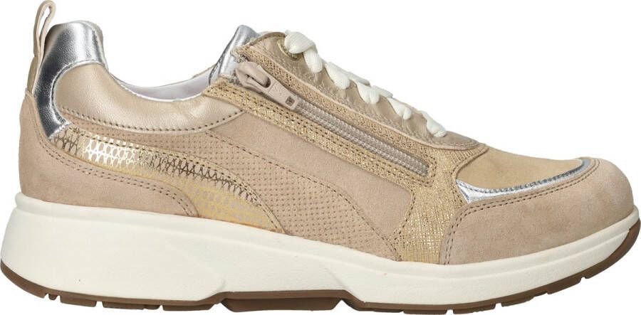 Xsensible Stretchwalker Xsensible 30222.2 Valleta HX Sand combi-stretchwalker sneaker-veterschoen stretchwalker