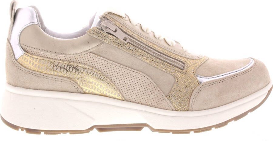 Xsensible Stretchwalker Xsensible 30222.2 Valleta HX Sand combi-stretchwalker sneaker-veterschoen stretchwalker