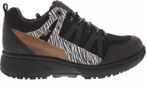 Xsensible 40208.5 080 H Black Combi Dames schoenen Veterschoenen dames Zwarte schoenen Comfort schoenen comfort schoen uitneembaar voetbed
