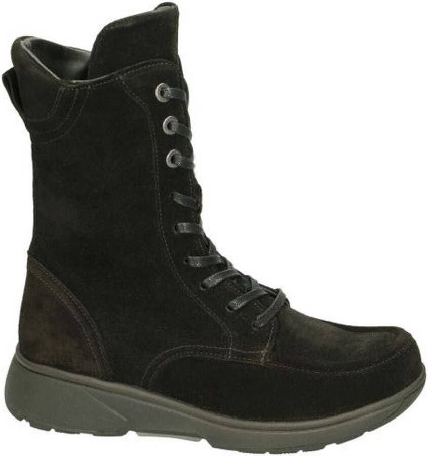 XSENSIBLE Enkellaarsjes Dames 30219.5 Maat: 43 Materiaal: Suède Kleur: Zwart
