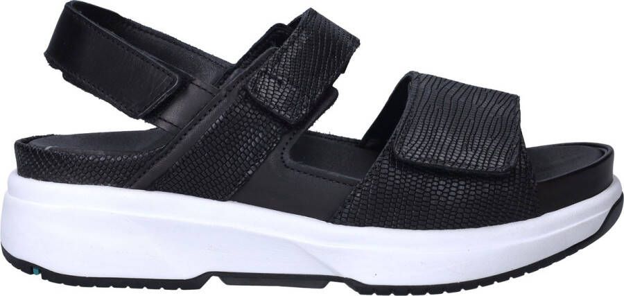 Xsensible 30700.5.009-G H dames sandalen sportief zwart