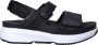 Xsensible 30700.5.009-G H dames sandalen sportief zwart - Thumbnail 1