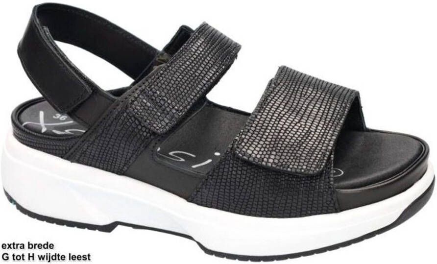 Xsensible 30700.5.009-G H dames sandalen sportief zwart - Foto 1