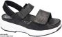 Xsensible 30700.5.009-G H dames sandalen sportief zwart - Thumbnail 1