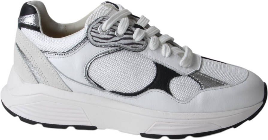 XSENSIBLE Lage Sneakers Dames Helix Maat: 39 Materiaal: Leer Kleur: Wit
