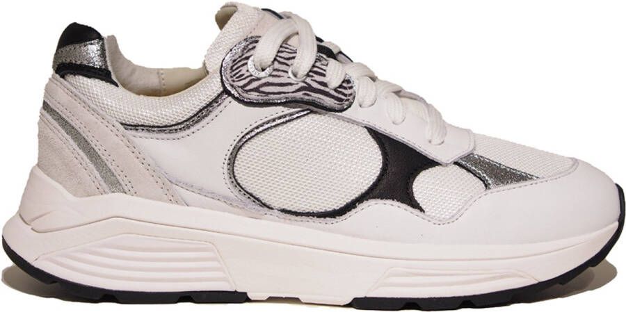 XSENSIBLE Lage Sneakers Dames Helix Maat: 41 Materiaal: Leer Kleur: Wit
