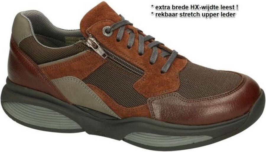 Xsensible -Heren bruin sneakers