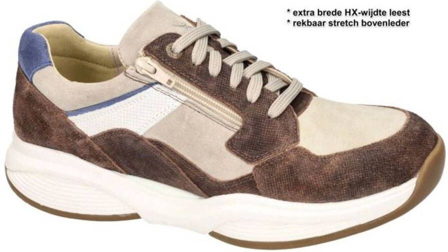 Xsensible SWX14 Stretchwalker Sneakers Heren Bruin