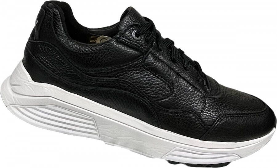 Xsensible 33200.5 HX Golden Gate Men Black Grain H-Wijdte Lage sneakers