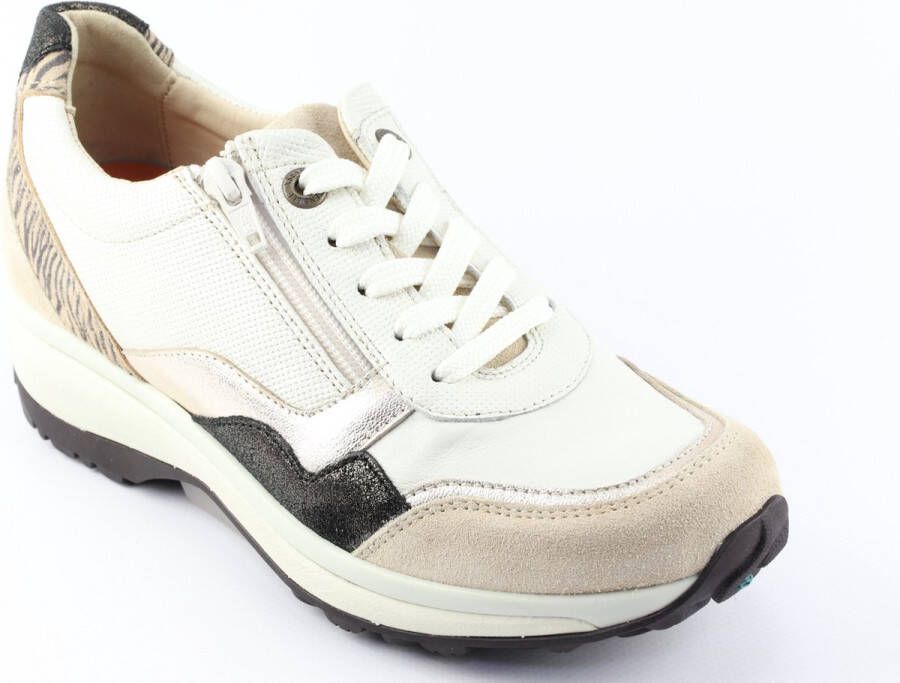 Xsensible 30114.2 Iona 429 Sand Combi G-Wijdte Veterschoenen