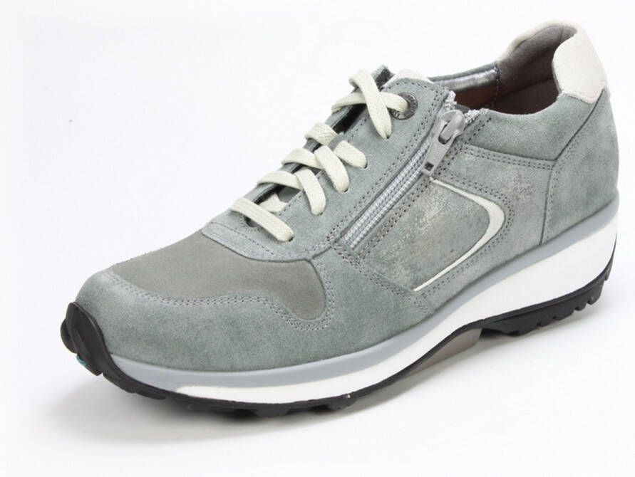 Xsensible Stretchwalker Dames Sneakers in Suede (Groen) - Foto 2