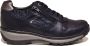 Xsensible Dames Veterschoenen Jersey Blue Metal Donkerblauw - Thumbnail 2