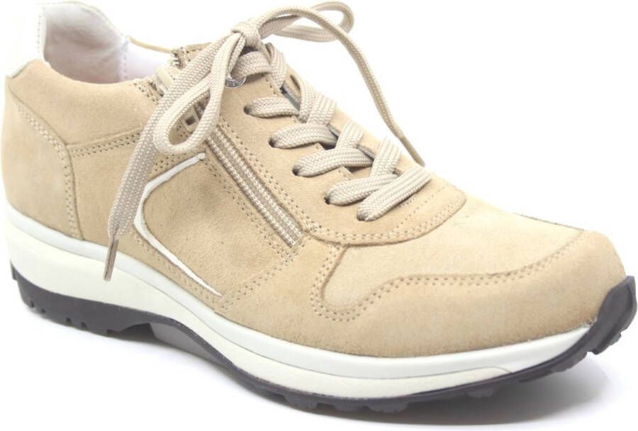 Xsensible 30042.2 Jersey 442 Sand G-Wijdte Veterschoenen