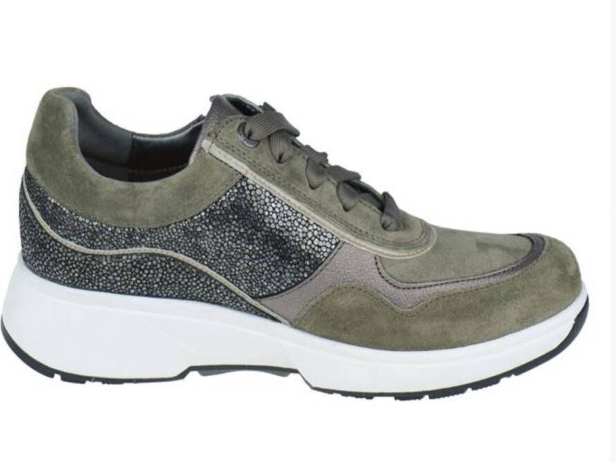 Xsensible 30204.2 Lima 505 Taupe Fantasy H-Wijdte Veterschoenen