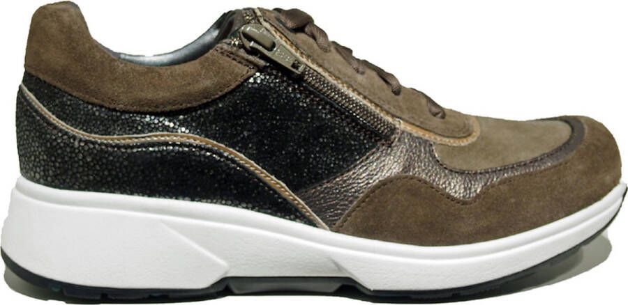 Xsensible 30204.2 Lima 505 Taupe Fantasy H-Wijdte Veterschoenen