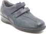 Xsensible Lucia 10027.2.245 blauwe klittenbandschoenen met stretchleer wijdte H - Thumbnail 4