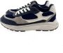 XSENSIBLE Lage Sneakers hattan Maat: 45 Materiaal: Leer Kleur: Blauw - Thumbnail 4