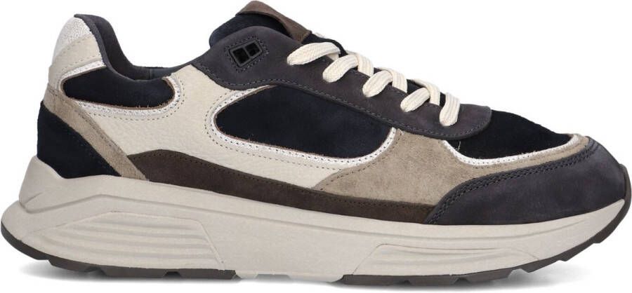 Xsensible Manhattan Sneakers Leer Dames Blauw