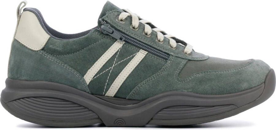 Xsensible Mannen Leren Lage sneakers Herenschoenen 30073.2 Groen