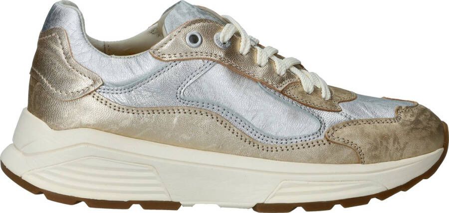 XSENSIBLE Lage Sneakers Dames Milau Maat: 43 Materiaal: Leer Kleur: Goud