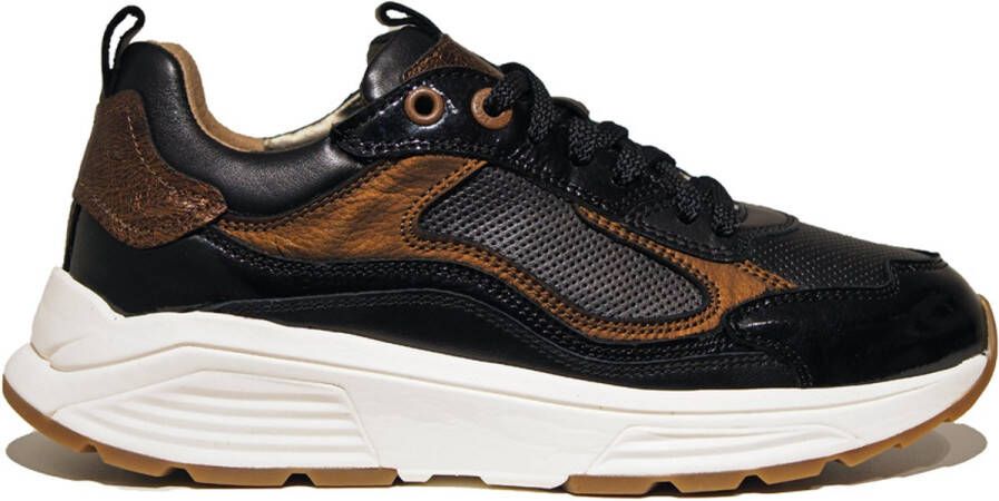 Xsensible Stretchwalker Sneaker Milau 33004.4.040 G Zwart Combi