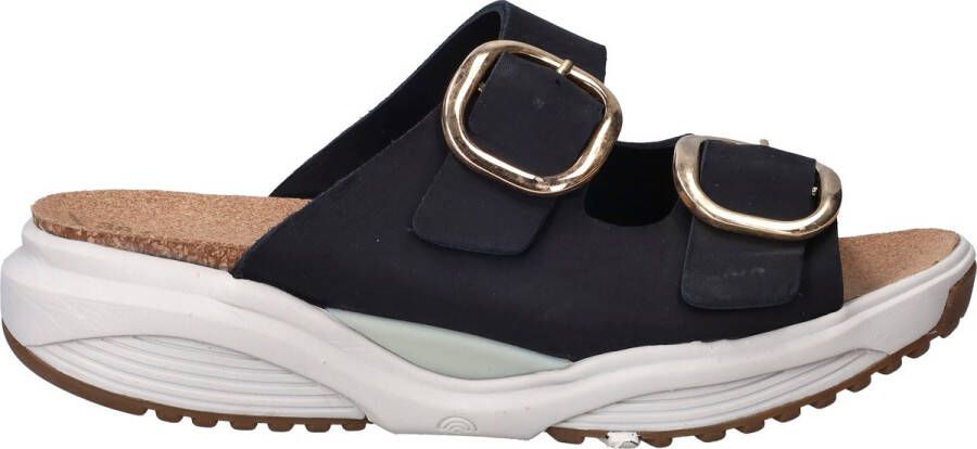 XSENSIBLE Slippers Dames Mykonos Maat: 42 Materiaal: Leer Kleur: Zwart