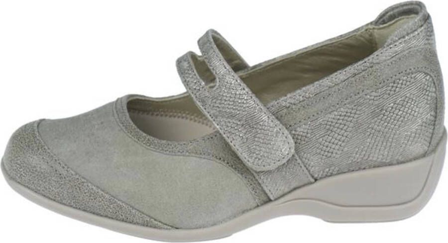 Xsensible Dames Instappers & Ballerina's 10010.2.634 Palermo Licht Grijs