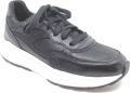 Xsensible PONTE VECCHIO 33002.5.4.001 Zwarte Next Generation Stretchwalker sneakers wijdte G - Zwart