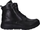 XSENSIBLE Hoge Sneakers Dames Romagna Nubuck Zwart - Zwart