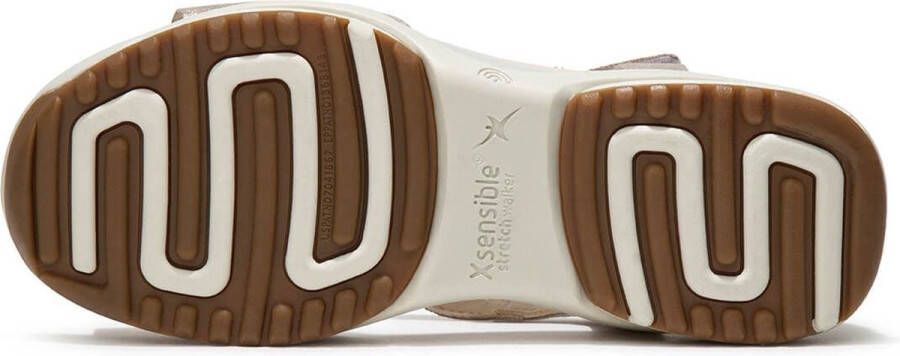 Xsensible sandaal art. Kenia 30310.5 490 champagne H leest uitneembaar voetbed