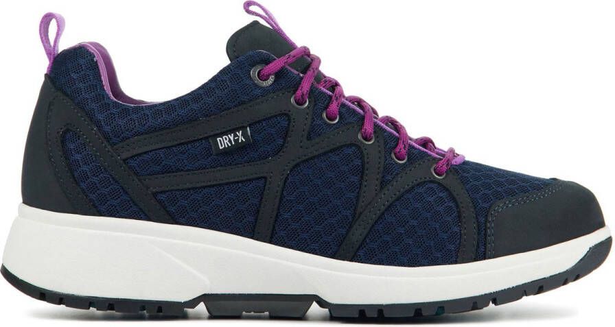 Xsensible Blauwe Combo Stof Stretchwalker Sneakers voor Dames Blue Dames