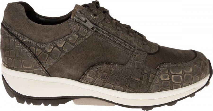 Xsensible sneakers Corby 30110.2.872 carbon athos leer combi Bruin Dames