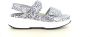 Xsensible Aruba Platte Sandalen Zilver Leer Dierenprint Gray Dames - Thumbnail 12