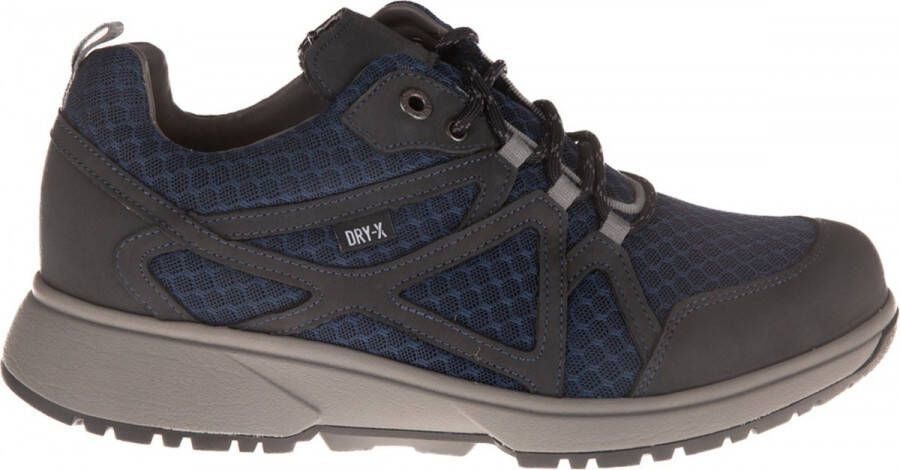 Xsensible 40407.5 Abo Hiking Men Navy H-Wijdte Veterschoenen