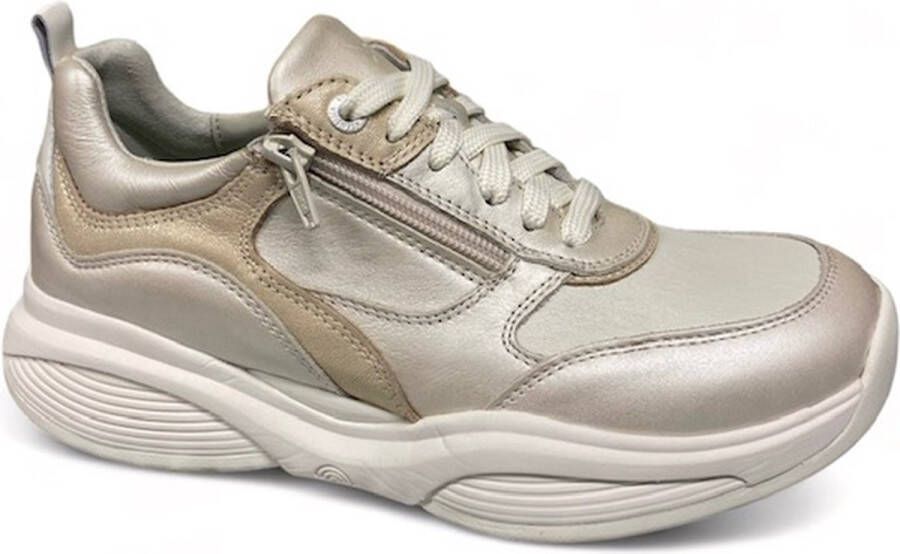 Xsensible 32004.3 SWX19 176 Soft Pearl Combi H-Wijdte Veterschoenen