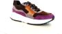 Xsensible Stretchwalker Sneaker Golden Gate Lady 33000.2.352 GX Bruin Paars Combi - Thumbnail 4