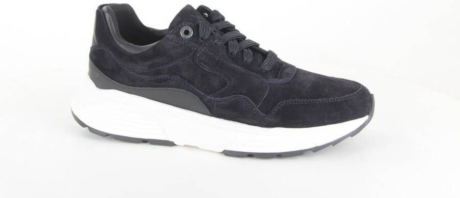 XSENSIBLE Lage Sneakers Heren Golden Gate Sue Maat: 42 Materiaal: Suède Kleur: Blauw