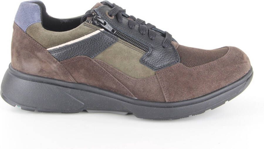 Xsensible 30406.1 Zurich 352 Brown Combi H-Wijdte Veterschoenen