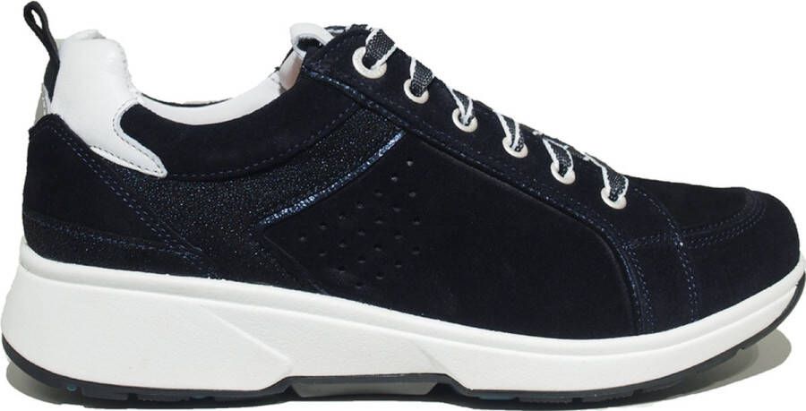 Xsensible 30223.2 Malta 220 Navy H-Wijdte Veterschoenen