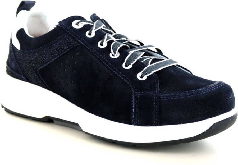 Xsensible 30223.2 Malta 220 Navy H-Wijdte Veterschoenen
