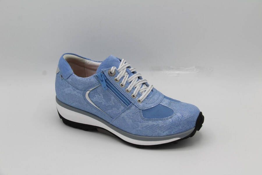 Xsensible stretchwalker sneaker Chelsea blue metal